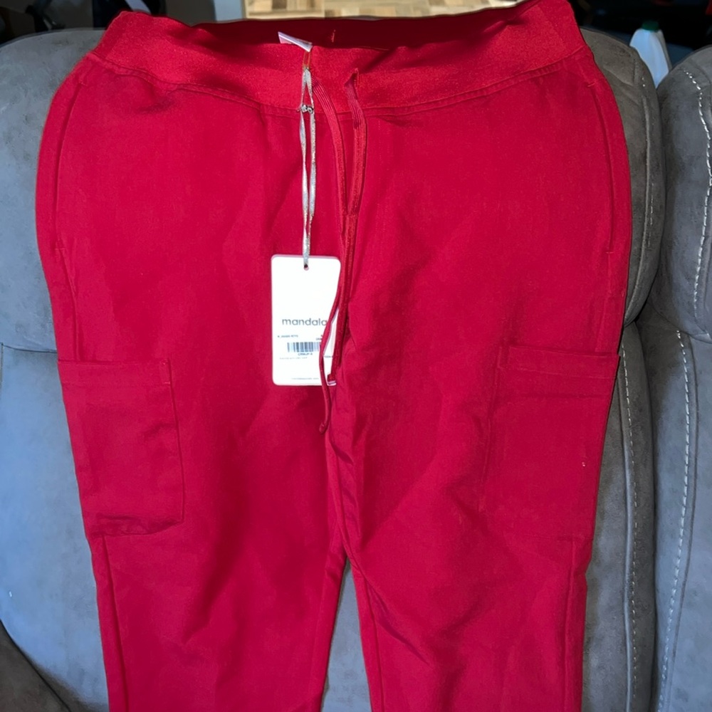 COPY - Mandala crimson joggers